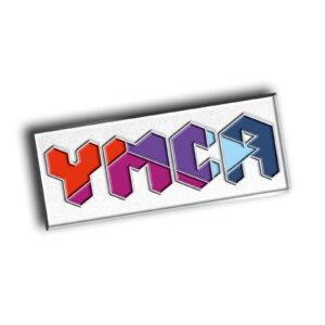YMCA Fashion Logo Pin Badge