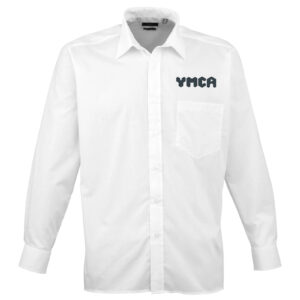 Mens Long Sleeved Shirt in White