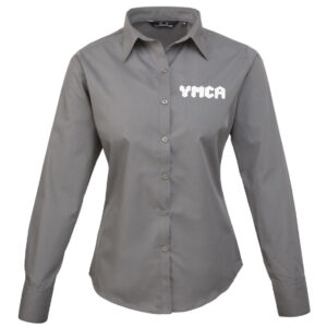 Womens Long Sleeved Shirt in Grey