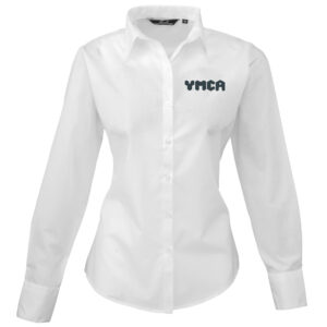 Womens Long Sleeved Shirt in White