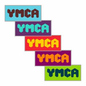 Rectangle Metal Badge (YMCACORE1)