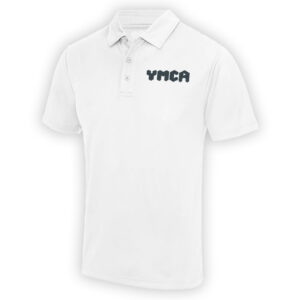 Mens Performance Polo Shirt in White