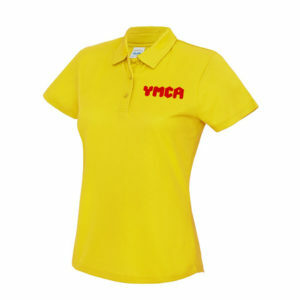Womens Performance Polo Shirt in Yellow (Dry Fit) (JC045)