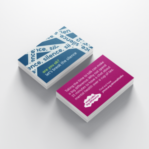 'Small Talks, Big Difference' Message Cards