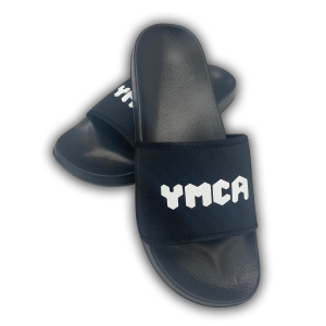 Black YMCA Sliders (JC092B)