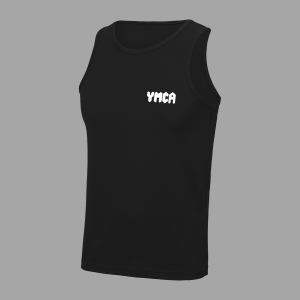 YMCA Mens Jet Black Vest (JC007B)