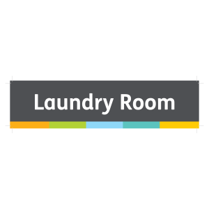 YMCA Laundry Signage
