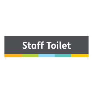 YMCA Staff Toilet Signage