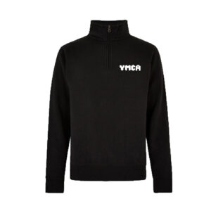 Black Quarter Zip Sweatshirt